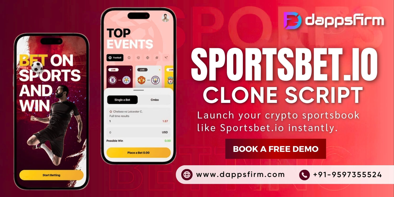 Sportsbet.io Clone Script To Build Your Sports Betting Platform